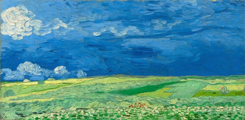 6. Wheatfield under Thunderclouds